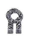 2005 Зимен шал Striped Scarf Черен - Mera.bg