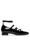 AGL Балеринки Angie L Straps D557003PCMOON.0000 Черен - Mera.bg