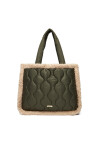Barbour Дамска чанта Marnie Quilt Tote Bag LBA0482OL71 Каки - Mera.bg