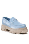 Bianco лоуфъри с дебела подметка 11250088 Light Blue - Mera.bg