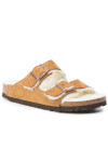 Birkenstock Пантофи Arizona Fur 1001135 Кафяв - Mera.bg
