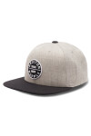 Brixton Шапка с козирка Oath III 10777 Light Heather Grey/Black - Mera.bg