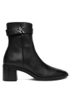 Calvin Klein Боти Block Heel Boot W/ Metal Logo HW0HW02591 Черен - Mera.bg