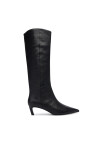 Calvin Klein Ботуши Ess Kitten Heel Long Boots HW0HW02690 Черен - Mera.bg