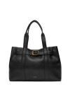 Calvin Klein Дамска чанта Buckle Medium Tote LV04F3294G Черен - Mera.bg