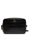 Calvin Klein Дамска чанта Ck Croc Camera Bag LV04F3285G Черен - Mera.bg