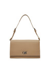 Calvin Klein Дамска чанта Ck Elongated Shoulder Bag K60K612807 Бежов - Mera.bg