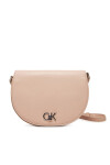 Calvin Klein Дамска чанта Ck Hw Crossbody Saddle Bag K60K613236 Розов - Mera.bg