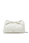 Calvin Klein Дамска чанта Drawstring Plisse Crossbody LV04F3076G Бял - Mera.bg