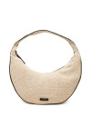 Calvin Klein Дамска чанта Pinched Raffia Large Shoulder Ba LV04F3060G Бежов - Mera.bg