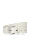 Calvin Klein Дамски колан Classic Buckle Aop 30Mm LV04K7019G Бял - Mera.bg