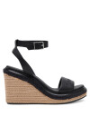 Calvin Klein Еспадрили Wedge Sandal 70 - He HW0HW02376 Черен - Mera.bg
