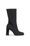 Calvin Klein Jeans Боти Heel Zip Boot Lth Wn YW0YW01113 Черен - Mera.bg