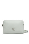 Calvin Klein Jeans Дамска чанта Minimal Monogram Camera Bag 20 LV04K3162G Сив - Mera.bg