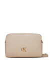 Calvin Klein Jeans Дамска чанта Minimal Monogram Ew Camera Bag LV04K3162G Екрю - Mera.bg