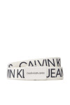 Calvin Klein Jeans Детски колан Canvas Logo Belt IU0IU00125 Бял - Mera.bg