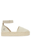 Calvin Klein Jeans Еспадрили Flatform Espadrille Sling Mg YW0YW01735 Бежов - Mera.bg