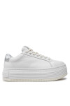 Calvin Klein Jeans Сникърси Bold Flatf Low Mix Ohb YW0YW01632 Бял - Mera.bg