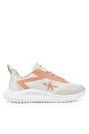 Calvin Klein Jeans Сникърси Eva Runner Low Lace Mix Ml Wn YW0YW01442 Екрю - Mera.bg