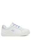 Calvin Klein Jeans Сникърси Low Cut Lece-UP V1A9-82009-1355X S Бял - Mera.bg