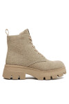 Calvin Klein Jeans Туристически oбувки Chunky Combat Laceup Boot Co YW0YW01239 Бежов - Mera.bg