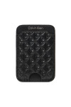 Calvin Klein Калъф за кредитни карти Aop Leather Magnetic Card Case LV04F1100G Черен - Mera.bg