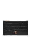 Calvin Klein Калъф за кредитни карти Ck Croc 6 Cc Cardcase LV04F1094G Черен - Mera.bg