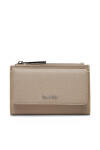Calvin Klein Калъф за кредитни карти Ck Must Aop Cc Holder W Zip LV04F1036G Бежов - Mera.bg