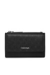 Calvin Klein Калъф за кредитни карти Ck Must Aop Cc Holder W Zip LV04F1036G Черен - Mera.bg