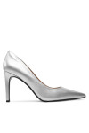 Calvin Klein Обувки на ток Heel Pump 90 - Met HW0HW02431 Сребрист - Mera.bg