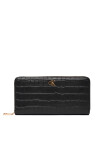 Calvin Klein Портфейл Ck Croc Long Zip Around LV04F1096G Черен - Mera.bg