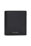 Calvin Klein Портфейл Foil Emboss Slim Trifold W Card LV04D1063G Черен - Mera.bg