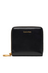 Calvin Klein Портфейл Hardware Square Zip Around LV04F1044G Черен - Mera.bg