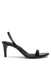 Calvin Klein Сандали Heel D'Orsay Sandal 70 - Brush L HW0HW02265 Черен - Mera.bg