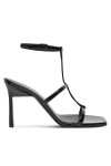 Calvin Klein Сандали Heel Gladi Sandal 90 Pat HW0HW02312 Черен - Mera.bg