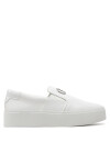 Calvin Klein Гуменки Flatform Cup Slip On Re Lock Lth HW0HW02057 Бял - Mera.bg