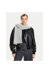 Calvin Klein Зимен шал Ck Metal Wool Rib Scarf LV04D8056G Сив - Mera.bg