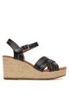 Clarks Еспадрили Sabina Strap 26181462 Черен - Mera.bg