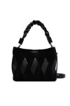 Coccinelle Дамска чанта T66 Boheme New Geomet Patch E1 T66 58 01 01 Черен - Mera.bg