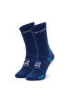 Compressport Дълги чорапи Pro Racing Socks V4.0 Run High XU00046B_533 Тъмносин - Mera.bg
