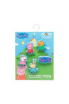 Crocs Декорация за обувки Jibbitz Peppa Pig 5 Pack 10010006 Син - Mera.bg