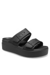 Crocs Чехли Brooklyn Sandal Lowwdg 207431 Черен - Mera.bg