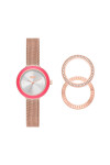 DKNY Часовник Sasha NY6654SET Позлатено с розово злато - Mera.bg