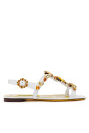 Dolce&Gabbana Сандали CQ0601 AT848 Бял - Mera.bg