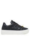 Elisabetta Franchi Сникърси Low Cut Lace Up F4-A9E-0357-1251 S Черен - Mera.bg