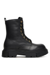 Elisabetta Franchi Туристически oбувки Lace-Up Bootie F4A5-E0411-1251 S Черен - Mera.bg