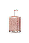 ELLE Малък твърд куфар Alors EL33HA.49.12 Trolley Pink - Mera.bg