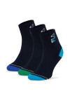 Fila Дълги чорапи F8083-AW24 (3-pack) Тъмносин - Mera.bg