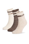 Fila Къси чорапи F8207-AW24 (3-pack) Екрю - Mera.bg