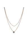 Fossil Колие Val JF02953791 Златист - Mera.bg